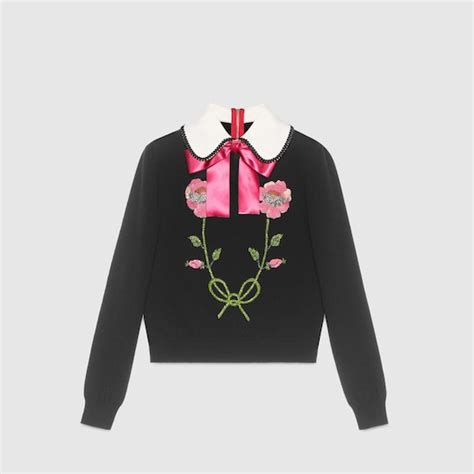 maglia nera gucci|Maglieria da donna Gucci .